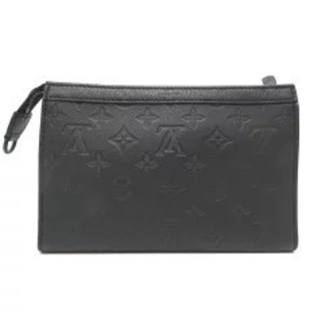 Louis Vuitton Gaston Monogram Shoulder Black Wallet Noir Shadow Bag Wearable